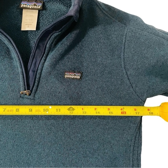 Patagonia Women’s Better Sweater Fleece Pullover S Blue 1/4 Zip Outdoor Hiking - Picture 5 of 6